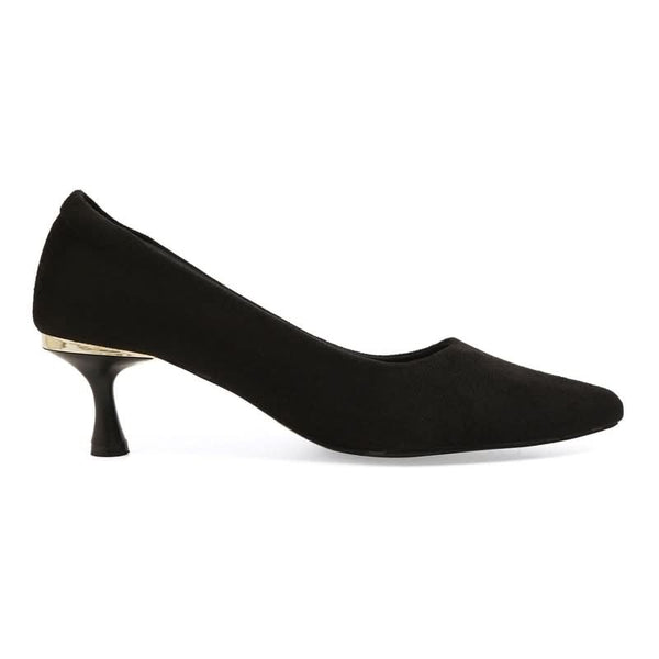 Truffle -Black Heels