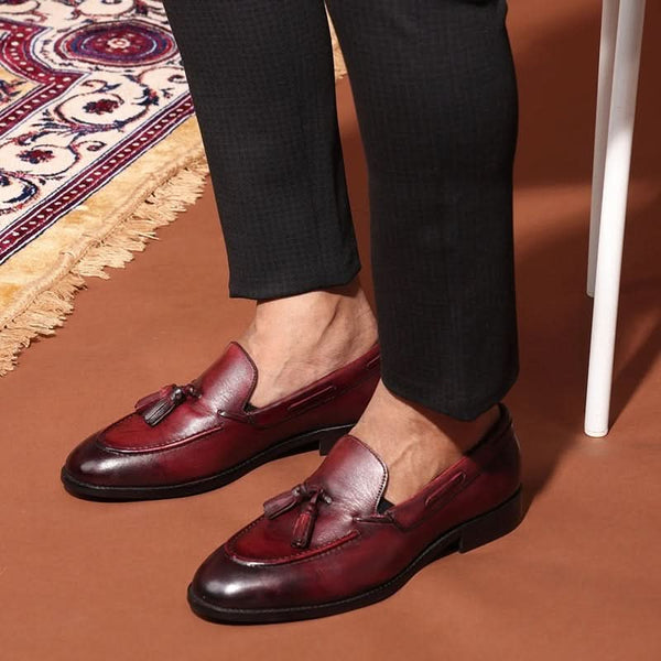 Monarch - Burgundy Loafers