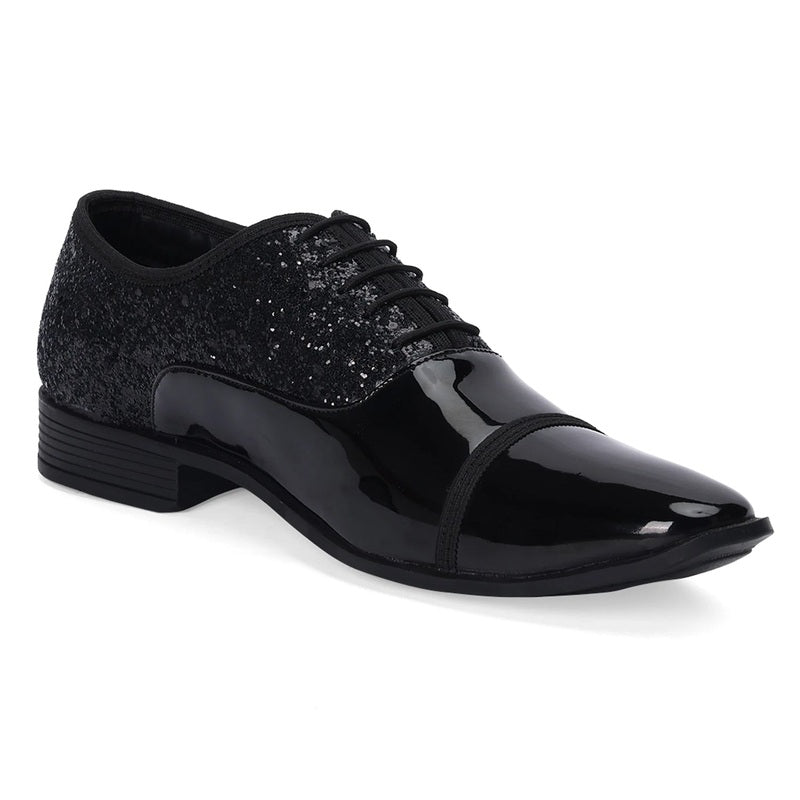 Premium Gloss & Glitter Lace-Up Formals