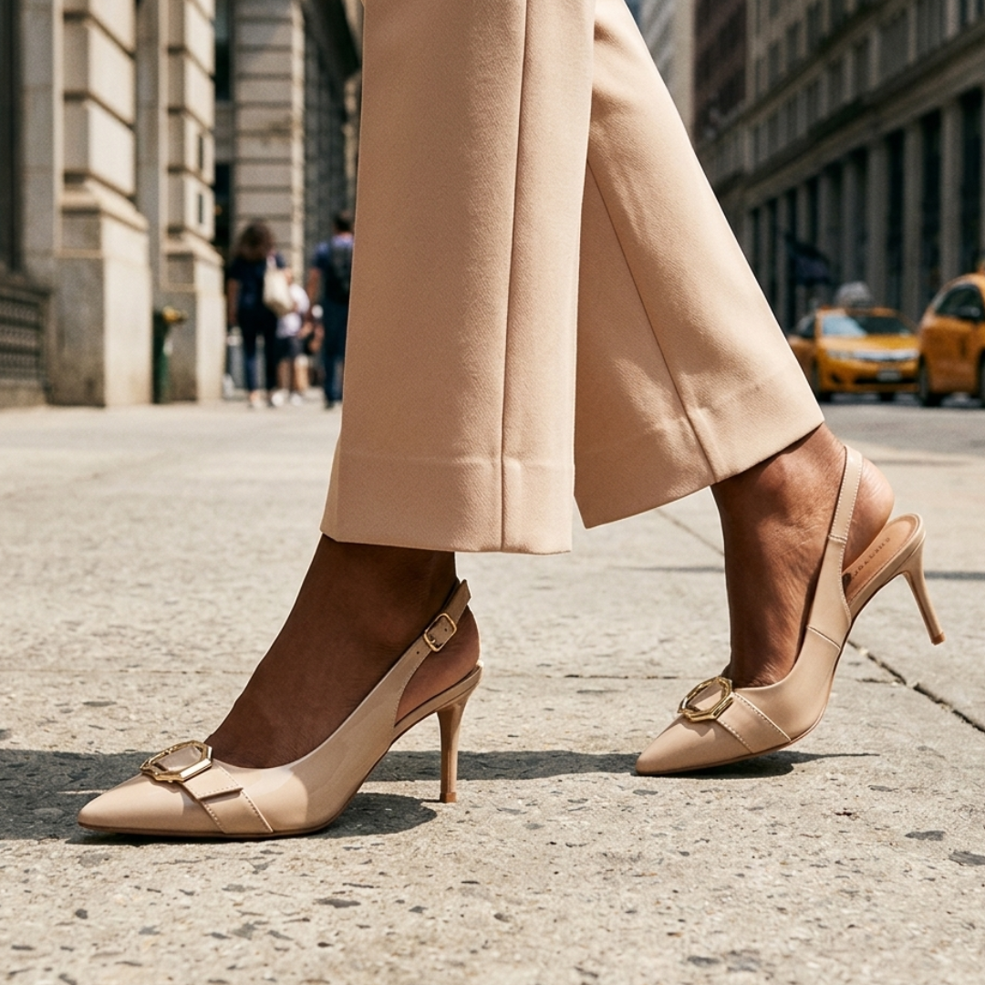 Cressida - Beige Mules