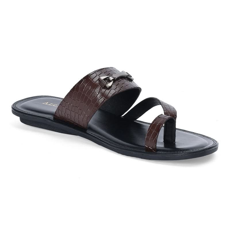 Handcrafted Brown Toe-Ring Casual Sandals