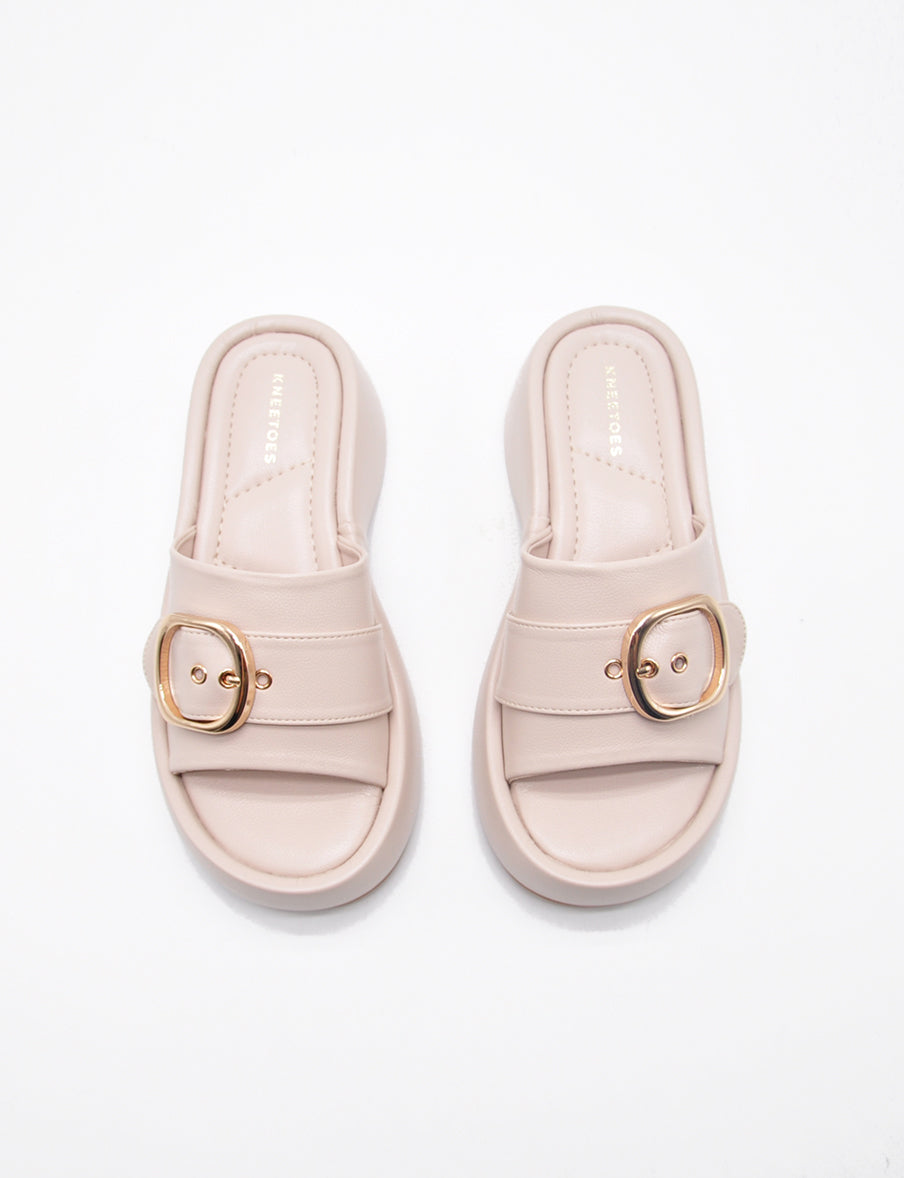 Bexley - Beige Slip Ons