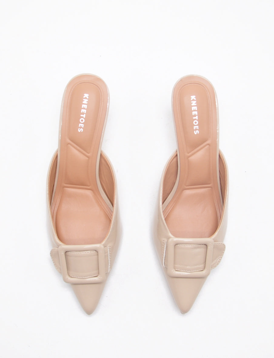 Waverly - Beige Mules