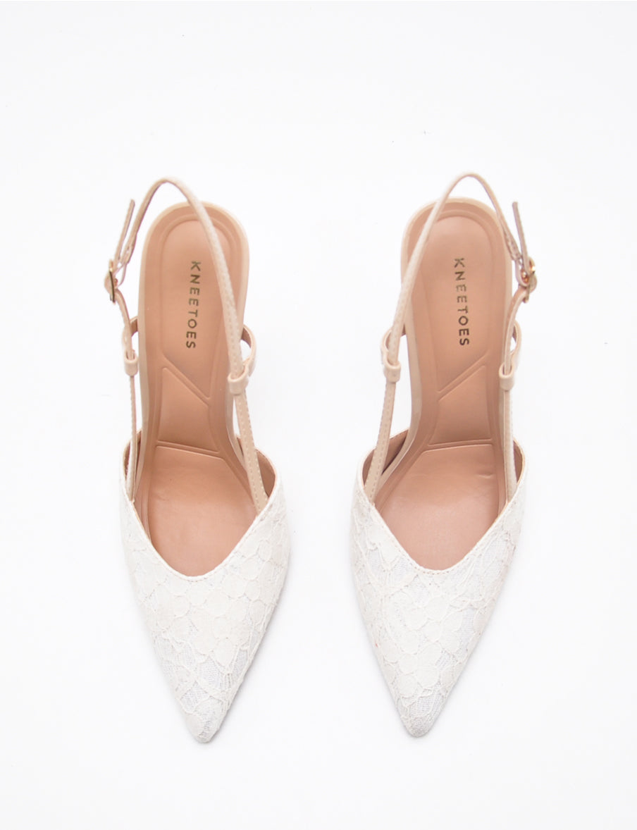 Violetta - White Stilettos