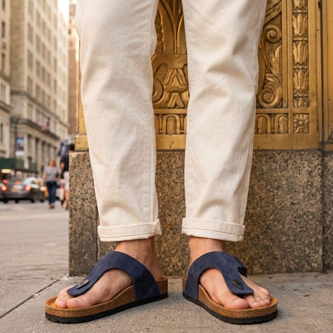 Wesley - Blue Sandals