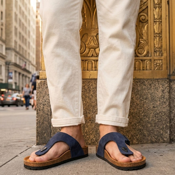 Wesley - Blue Sandals