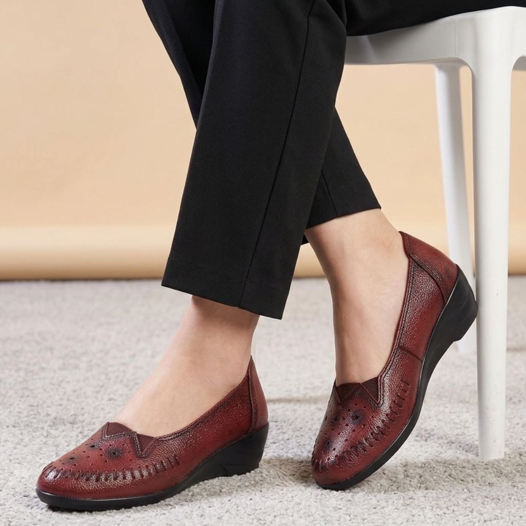 Briar - Burgundy Moccasins