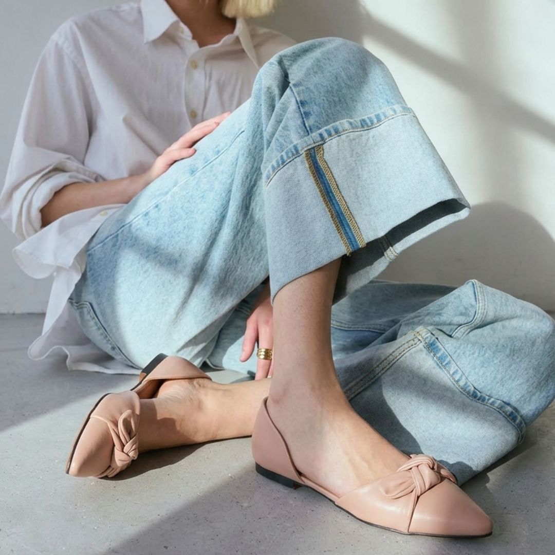 Poppy - Blush Pink Flats