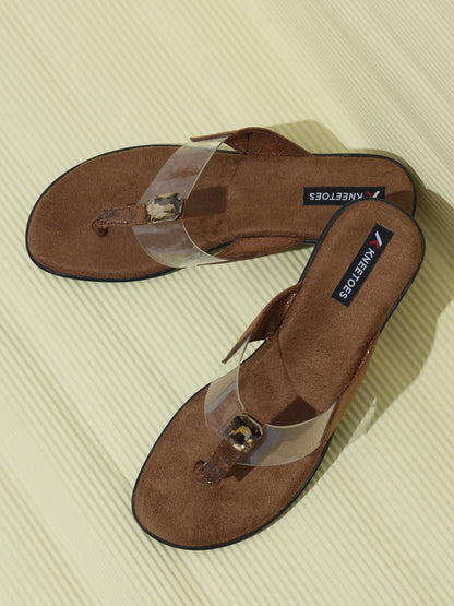 Elegant Bronze Party Flats