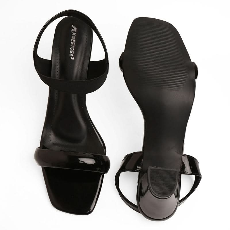 Staple Black Block Heel Sandals