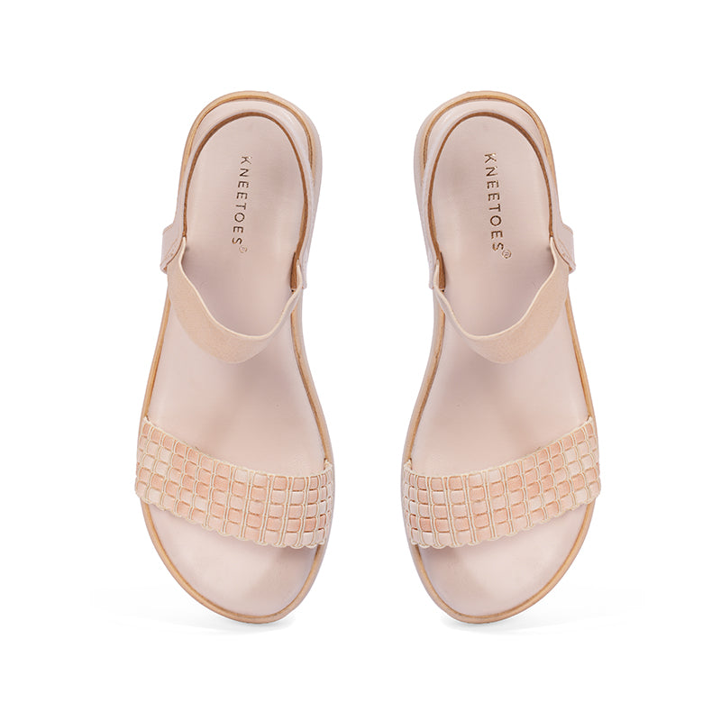 Meriya - Beige Wedges