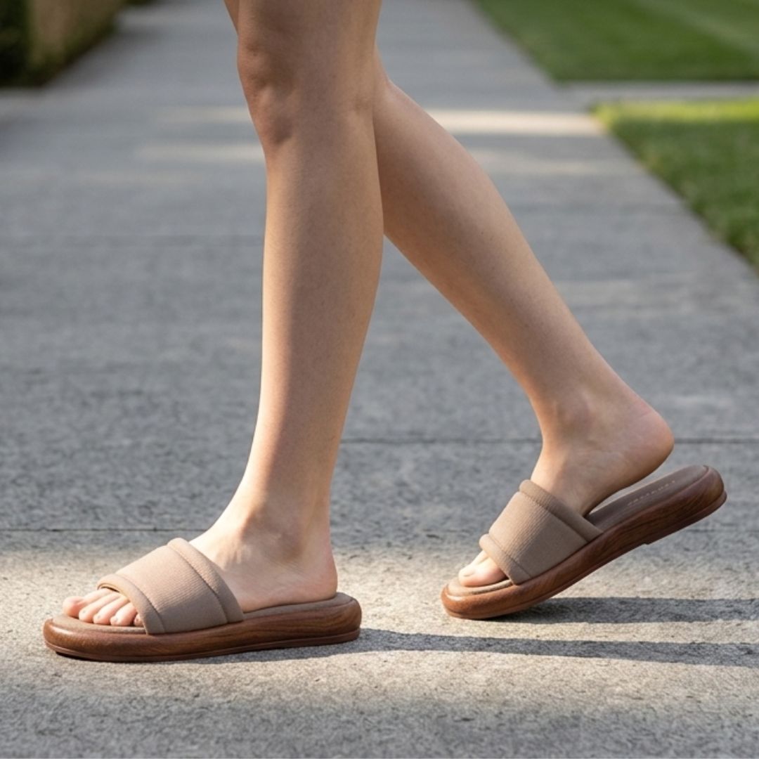 Soraya - Tan Slip Ons