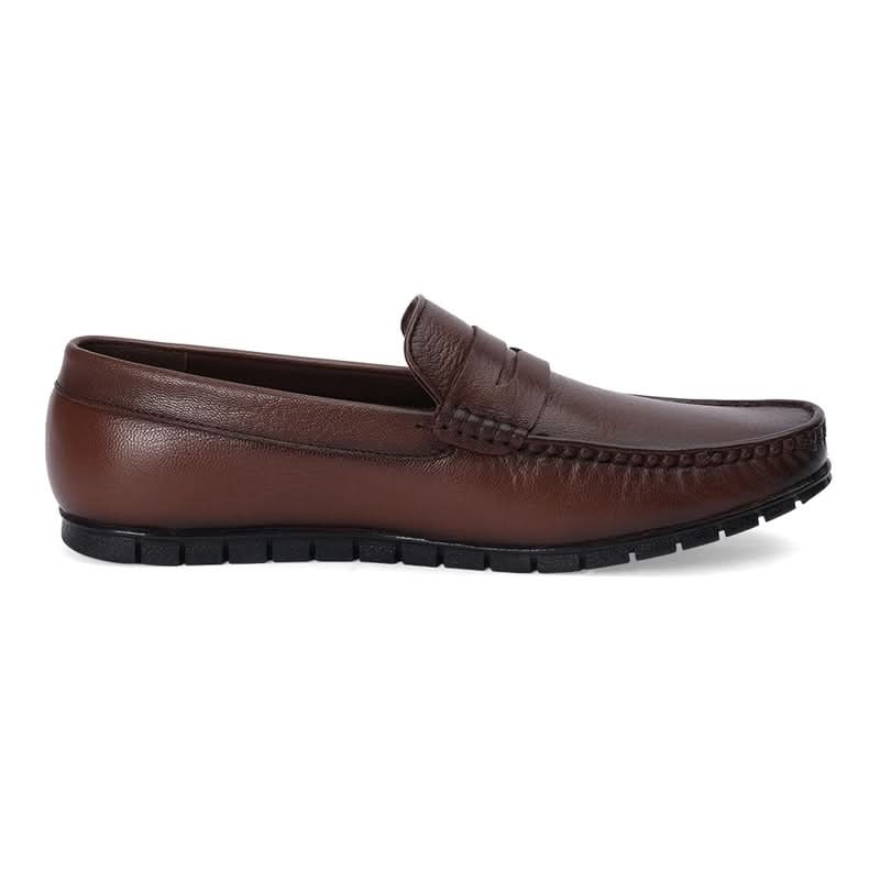 Classic Tan Slip-On Loafers