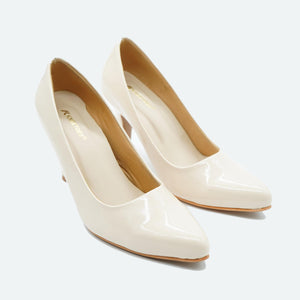 Classic Charm Off-White Stiletto Pumps