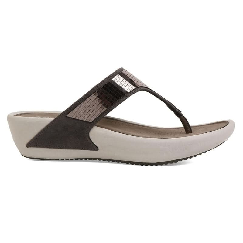 Sparkly Sequin Thong Metallic Sandals