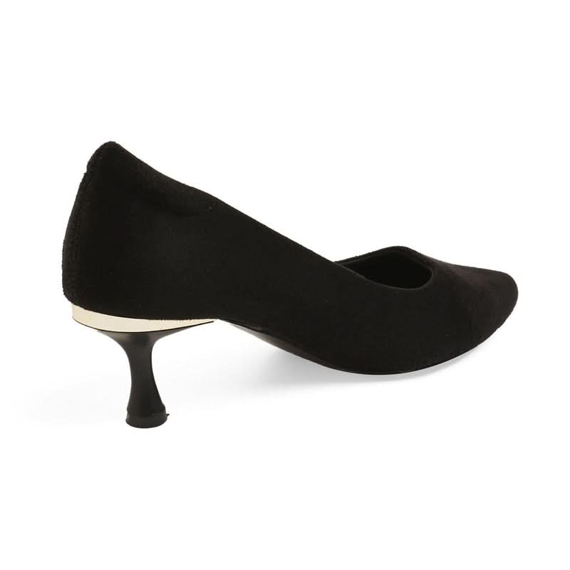 Truffle -Black Heels