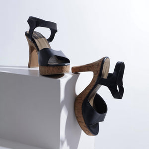 Staple Black High Heel Sandals