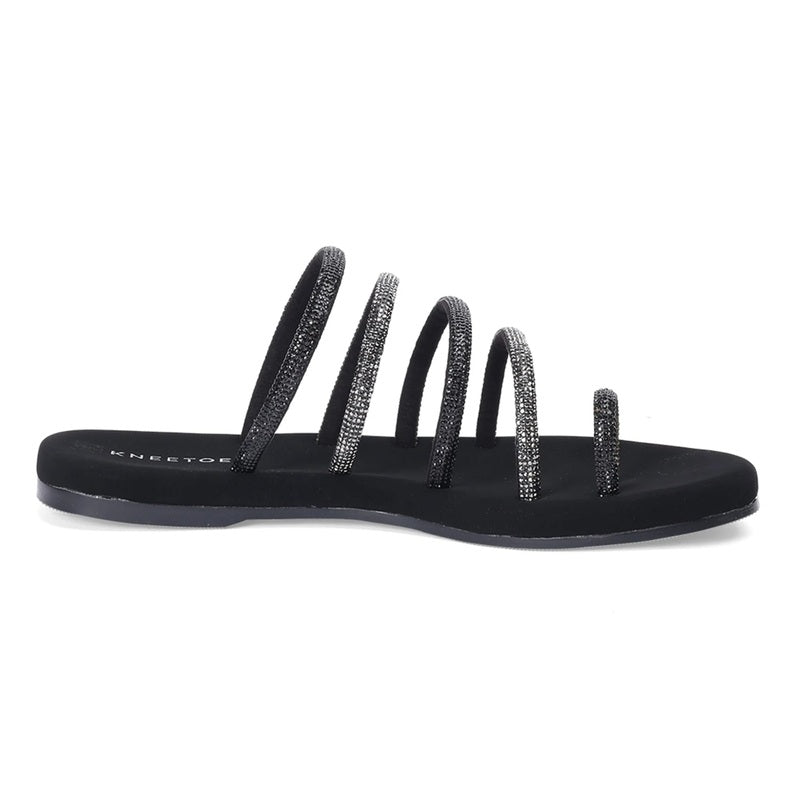 Midnight Sparkle Multi-Loop Sandals