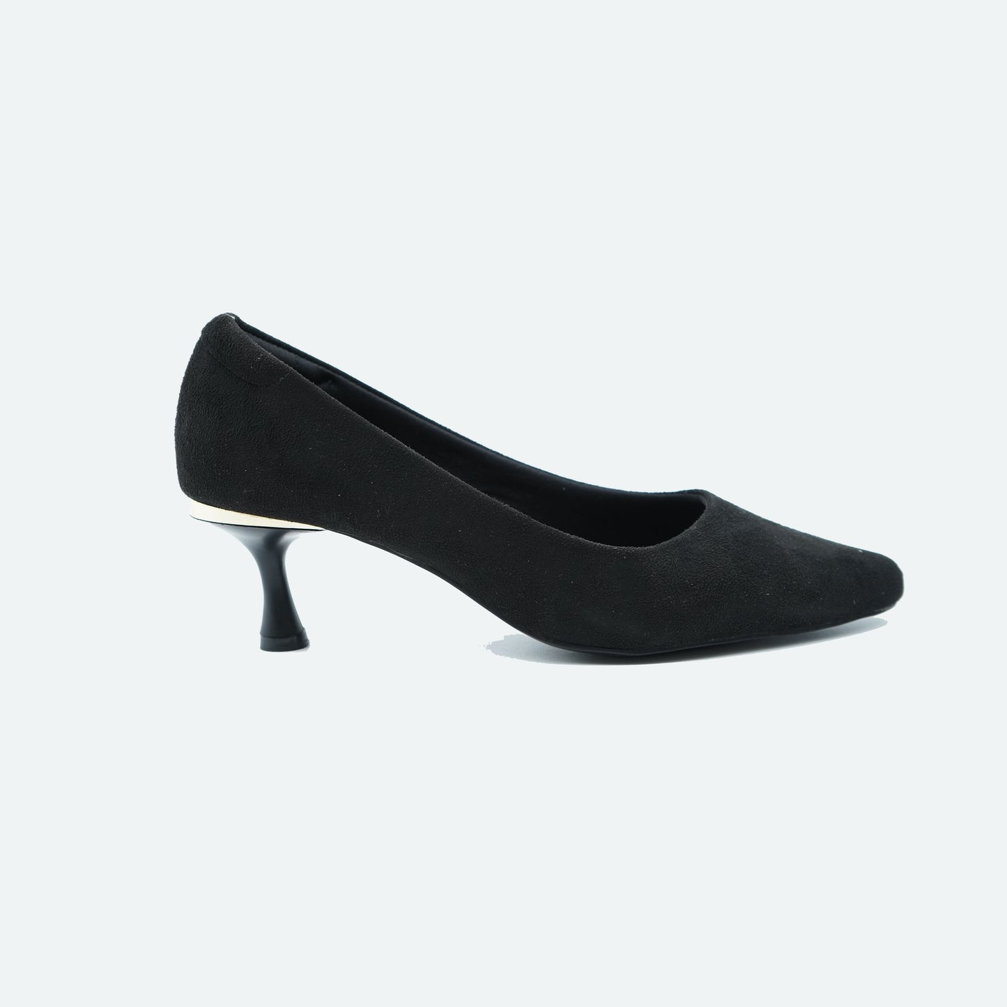 Sleek Mat finish Black Shoes featuring Closed toe Design for Office comfort