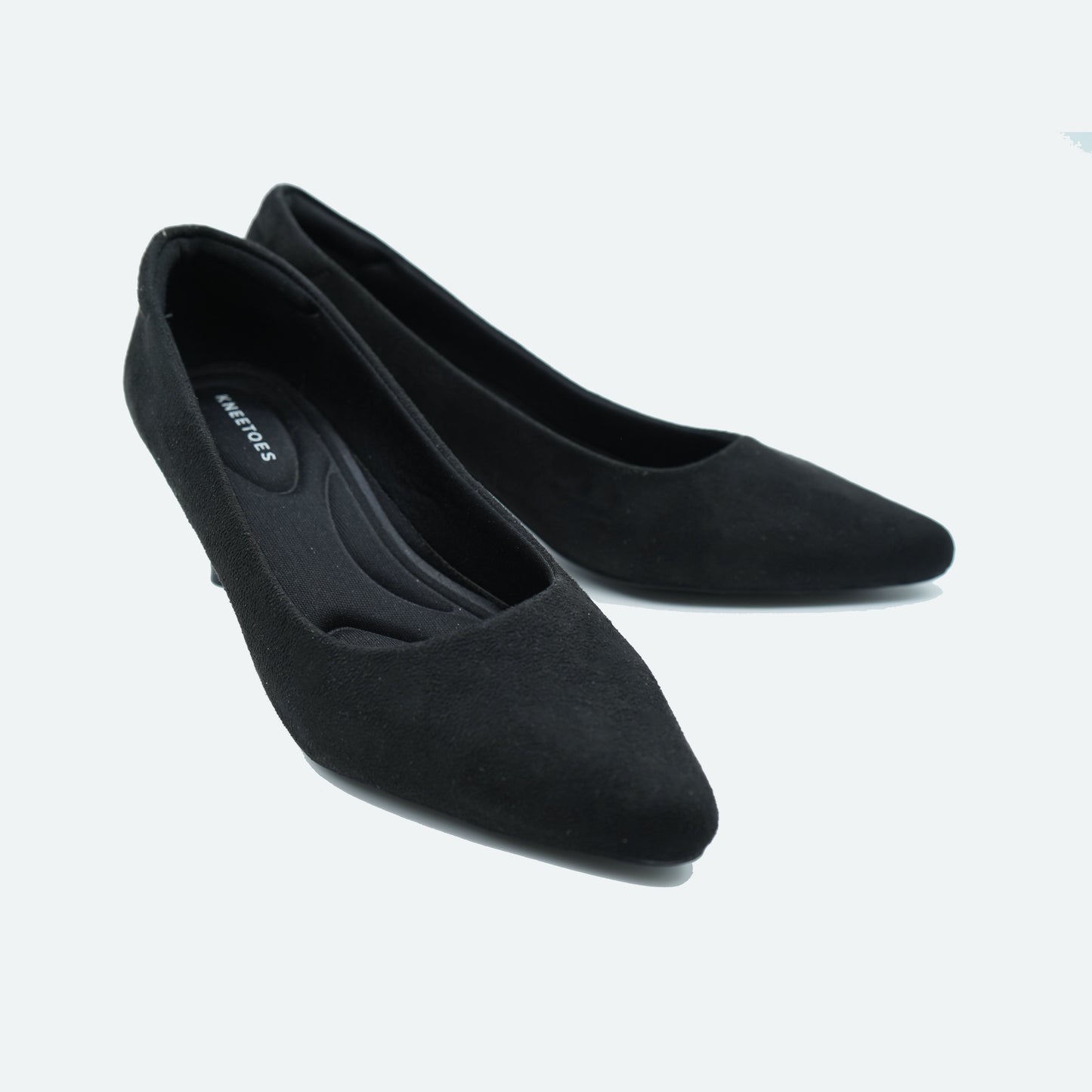 Sleek Mat finish Black Shoes featuring Closed toe Design for Office comfort