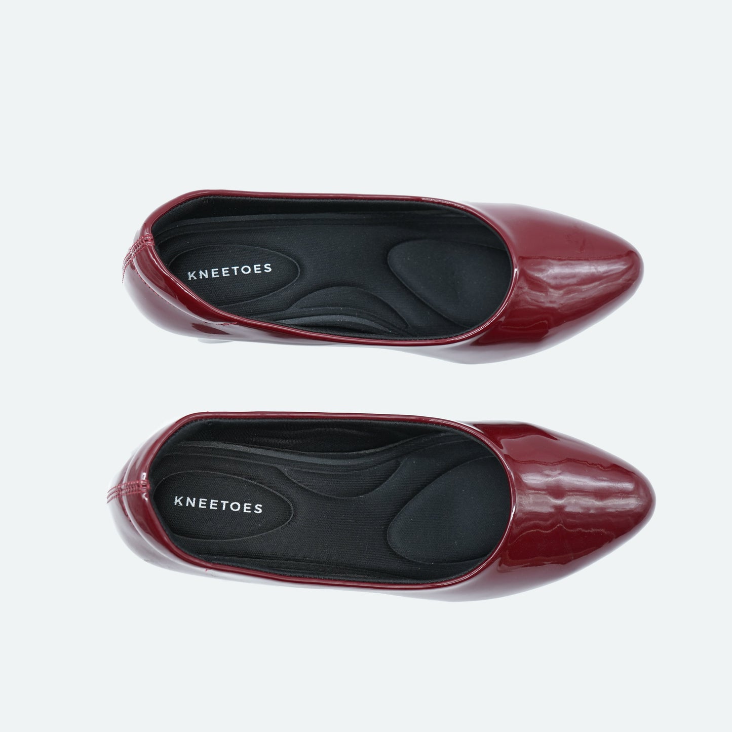 Exquisite Glossy finish Maroon Shoes featuring Closed toe Design for Office comfort