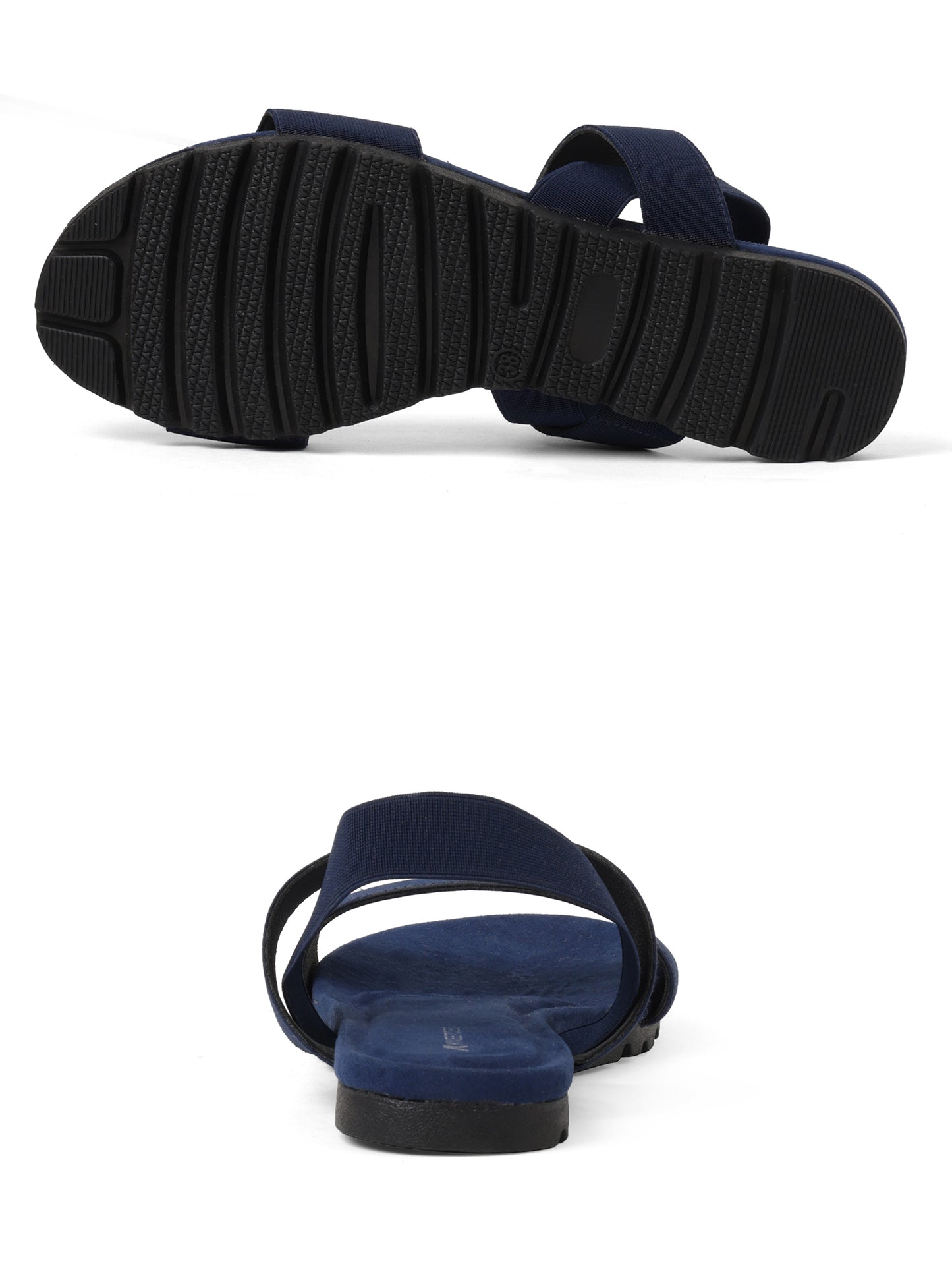 Sleek Navy Blue Fashion Sandal