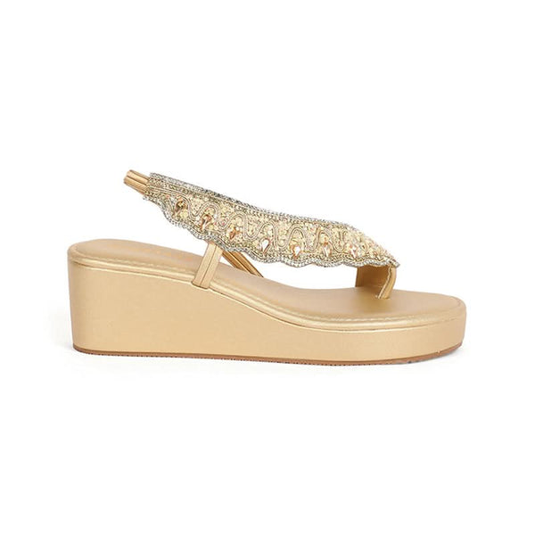 Saanvika - Gold Wedges