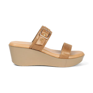 Helena - Tan Wedge