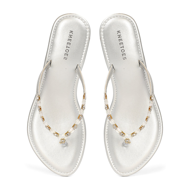 Soleia - White Block Heels
