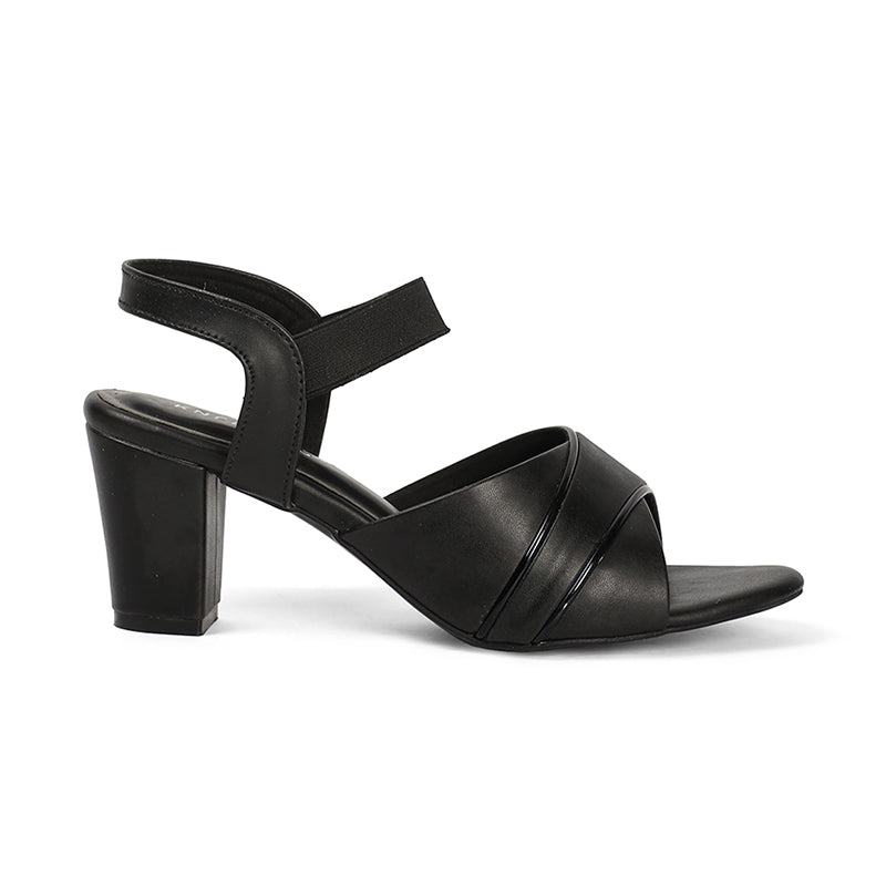 Midnight - Black Block Heels