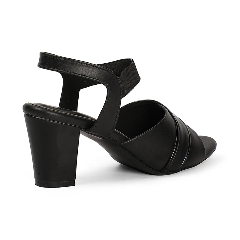 Midnight - Black Block Heels