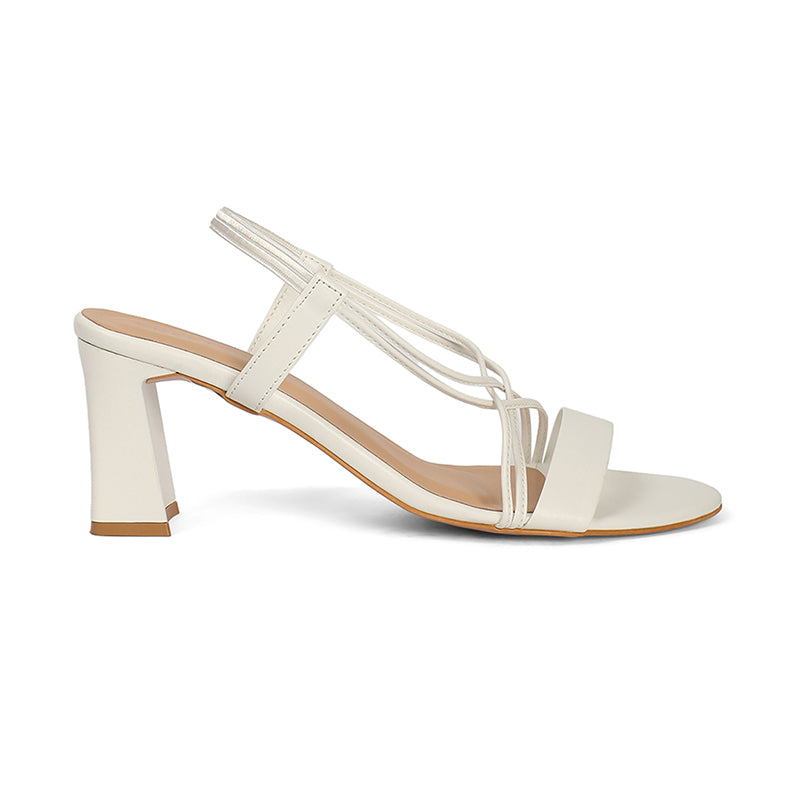 Nivelle - White Sandals
