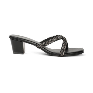 Nora - Black Block Heels