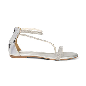 Solana - Silver Sandals