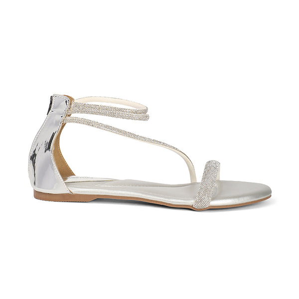 Solana - Silver Sandals