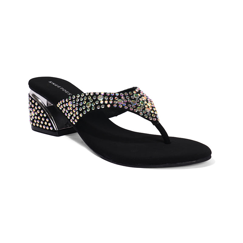 Lumira - Black Block Heels