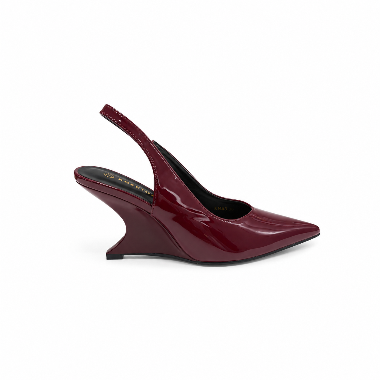Moonelle - Maroon Wedges