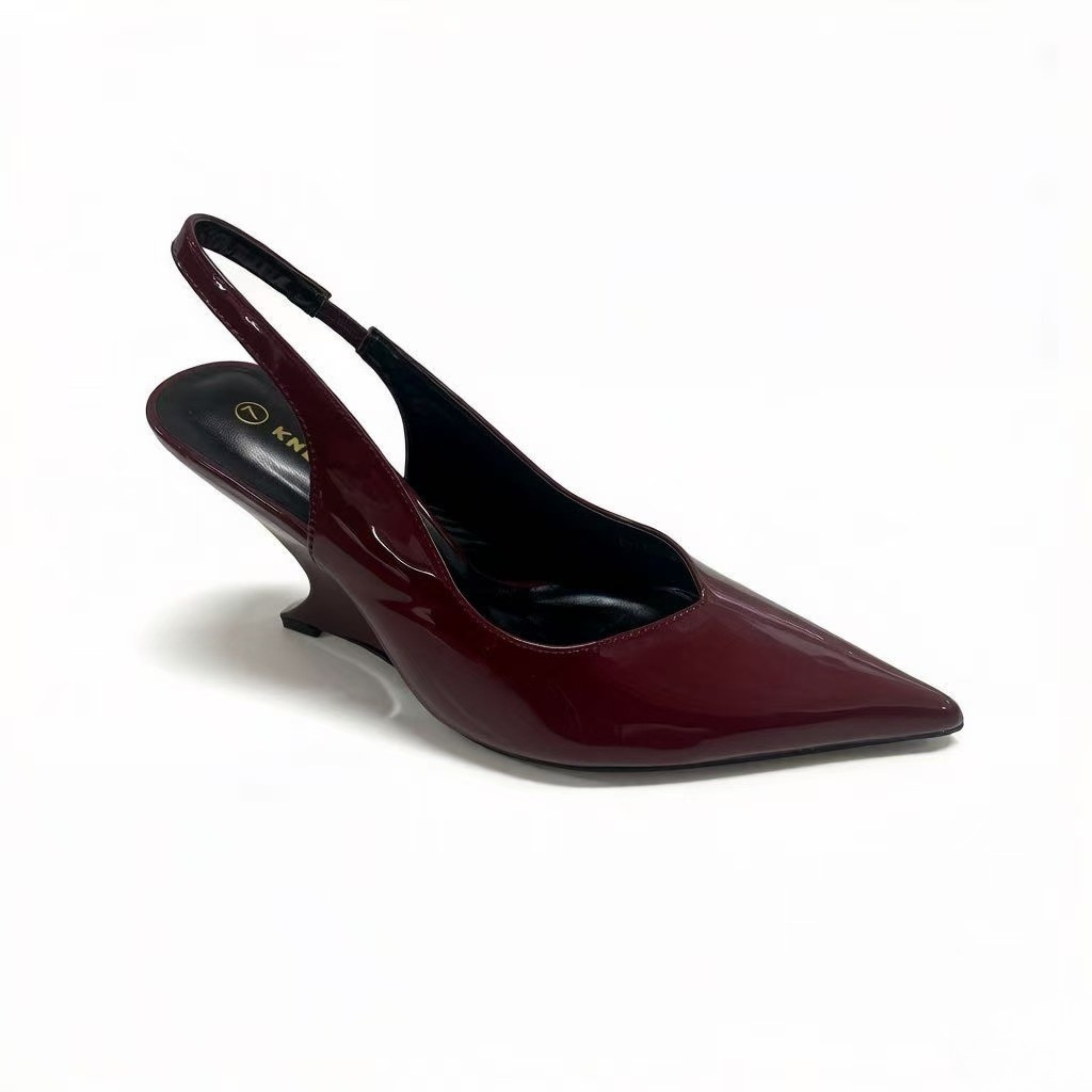 Moonelle - Maroon Wedges