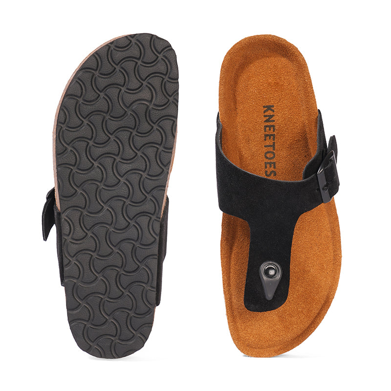 Wesley - Black Sandals