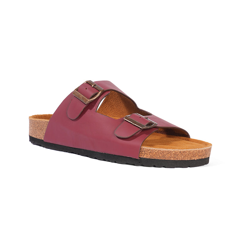 Colton - Burgundy Sandals