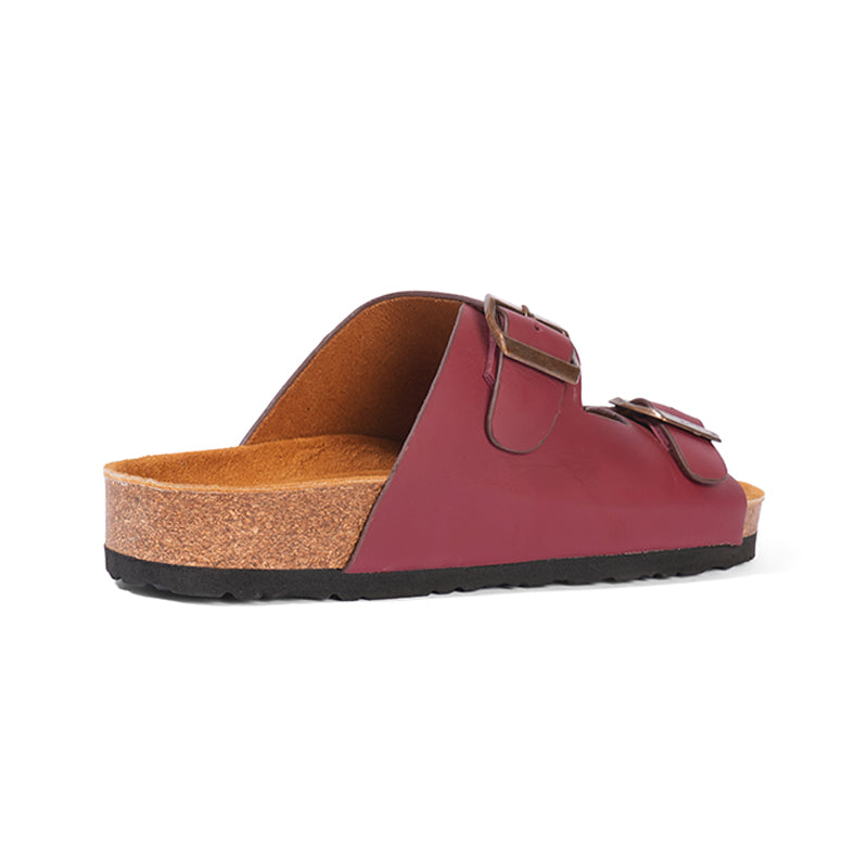 Colton - Burgundy Sandals