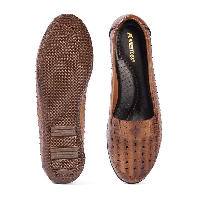Clara - Tan Moccasin
