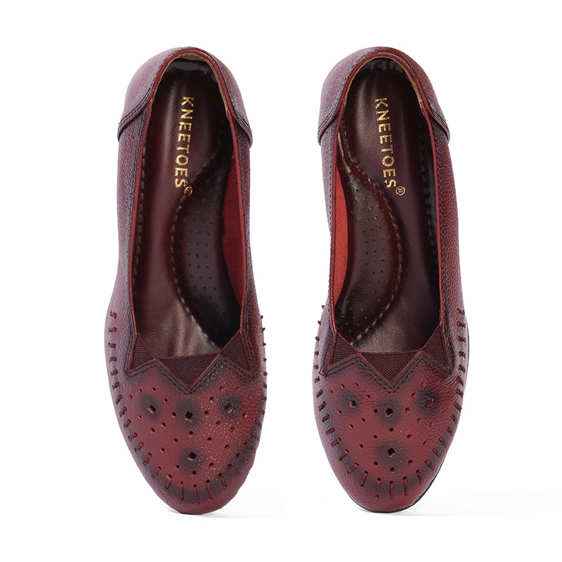 Briar - Burgundy Moccasins