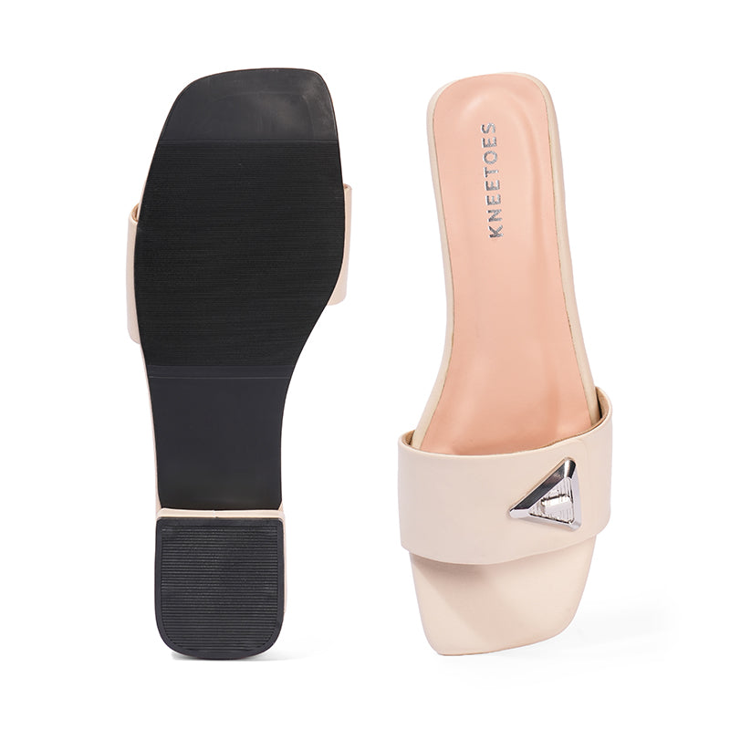 Elarose - Beige Slides