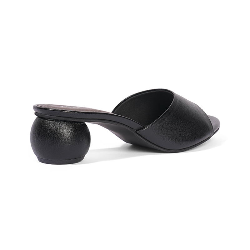 Francesca - Black Slip Ons