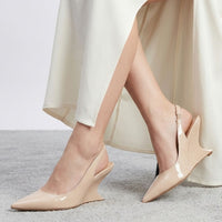 Moonelle - Beige Wedges