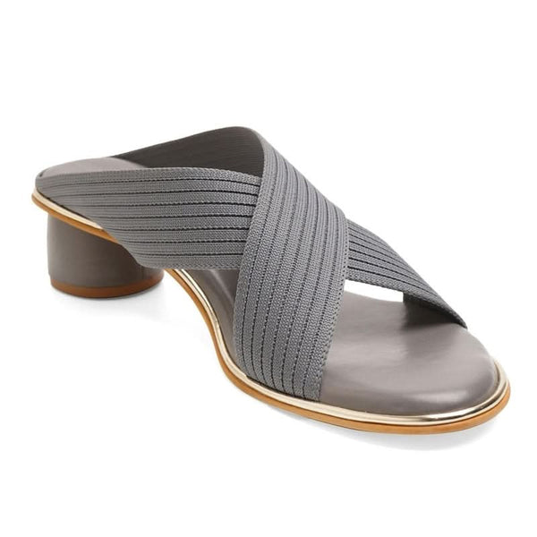 Liora - Grey Criss-Cross Sandals