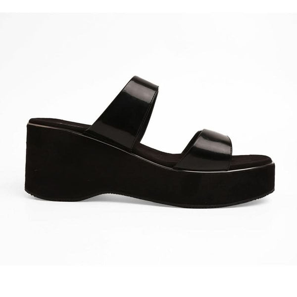 Serene - Black Wedges