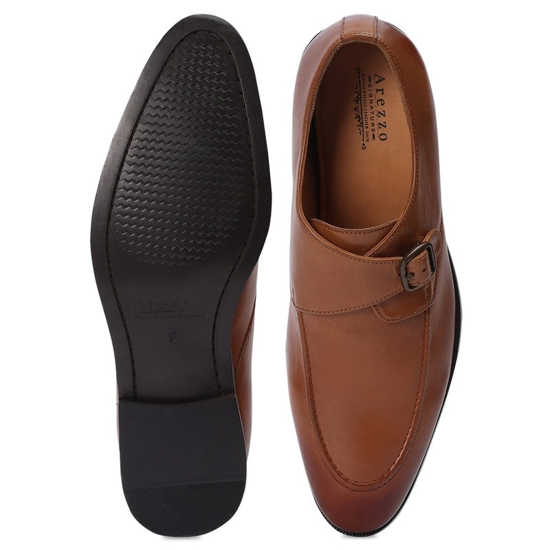Men’s Polished Tan Monk Formals