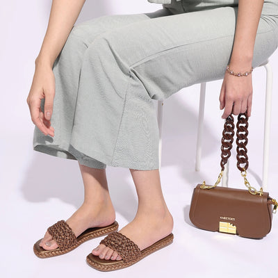 Flexible and Comfortable Bronze Sandals